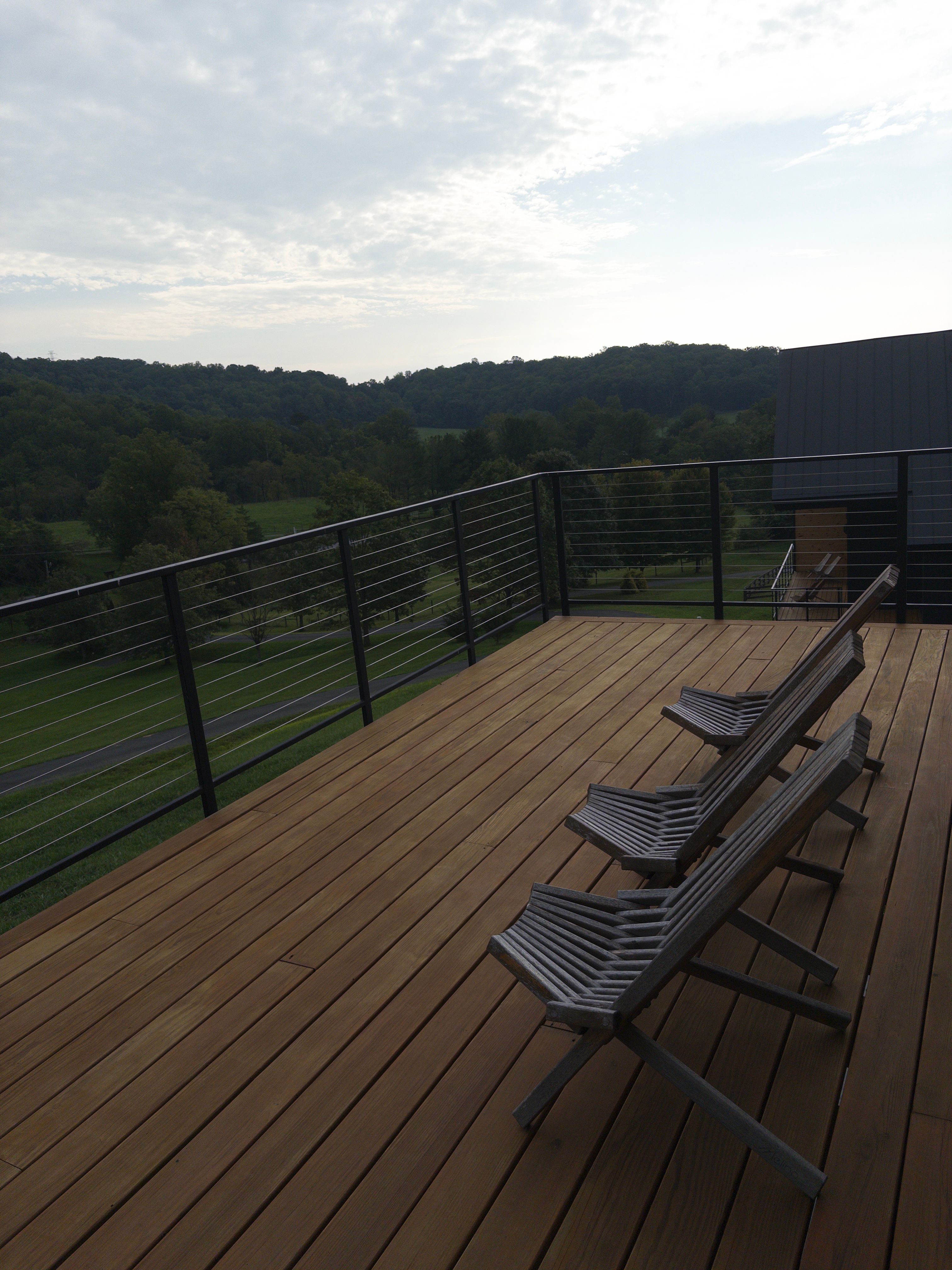 Deck chairs over the hills, Crozet