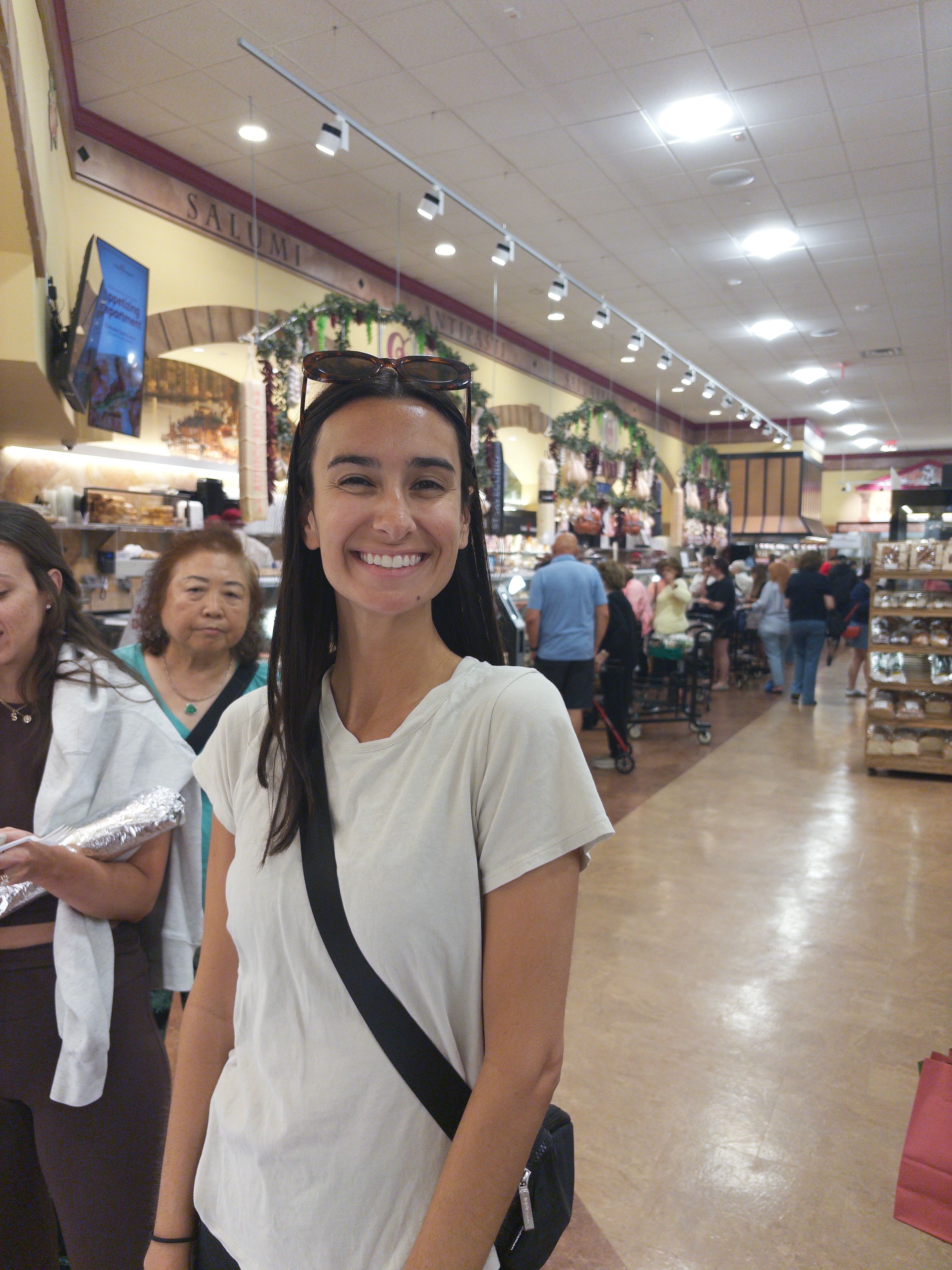 Portrait in the salumi aisle at Uncle Giuseppe’s